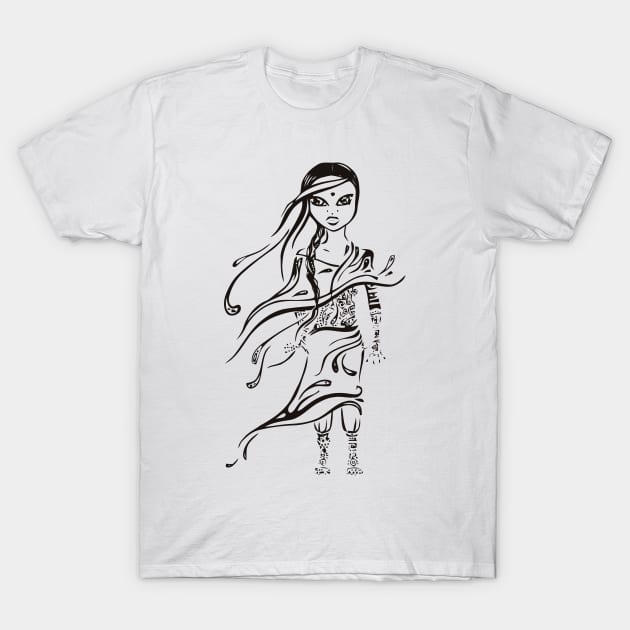 sharee girl T-Shirt by burnell